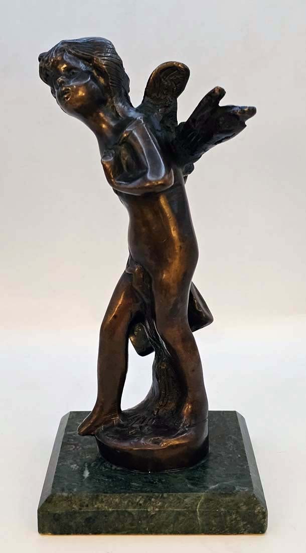 Cherub Figurine Sculpture - 4