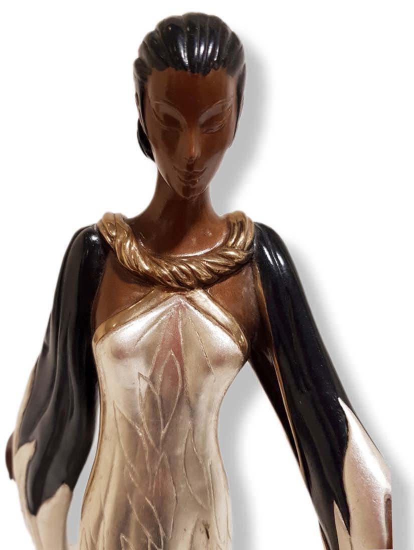 ERTE FIRE-LEAVES BRONZE SCULPTURE, SIGNED - 10