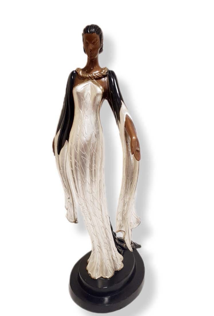 ERTE FIRE-LEAVES BRONZE SCULPTURE, SIGNED - 4