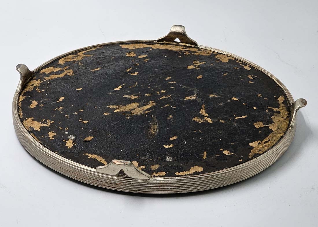 20th C. Display Plateau Silver-Plated Mirror - 4