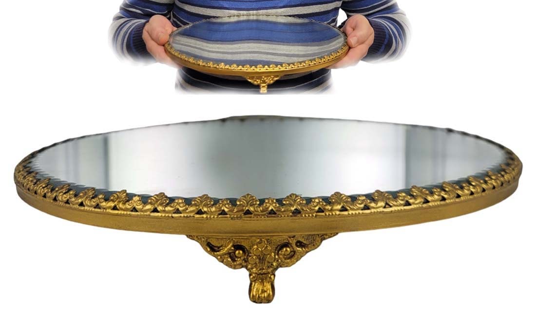 19th C. French Plateau: 19th C. French Plateau. H 1 1/2" x D 12"