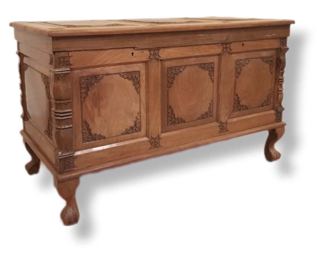 Large Vintage Wooden Box Table - 8