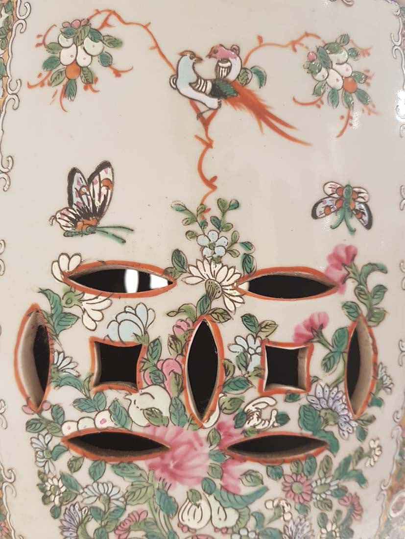 Large Chinese Porcelain Stool - 9