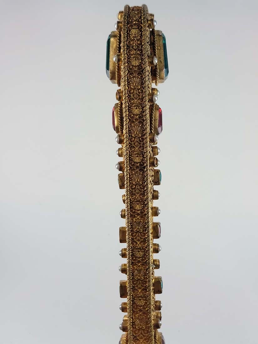 19th C. Austrian Jeweled Vanity Set - 15