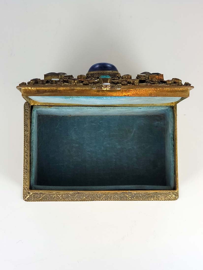 19th C. Austrian Jeweled Vanity Set - 7