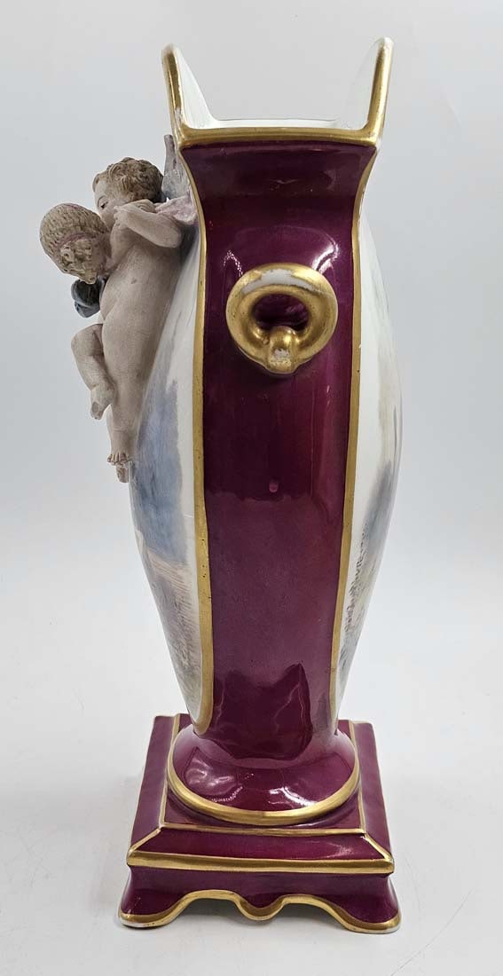 19th C. Figural Vienna Style Vases - 16