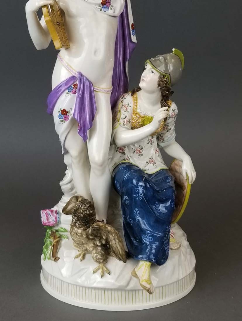 19th C. KPM Large Porcelain Figural Group - 3