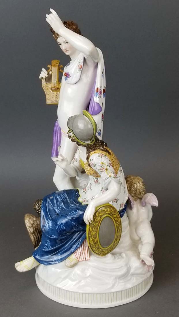 19th C. KPM Large Porcelain Figural Group - 6