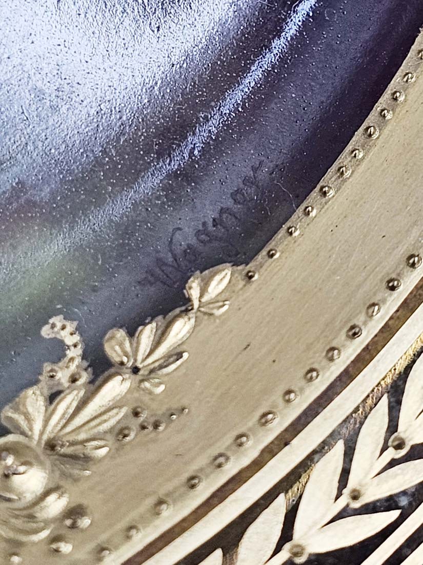 19th C. German Royal Vienna Plate, Signed - 2