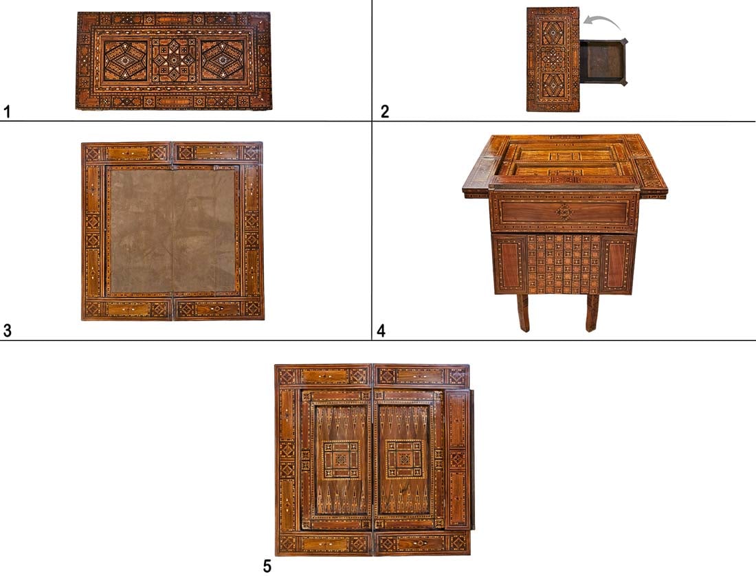 19th Century Moroccan Multi-gaming Table - 2