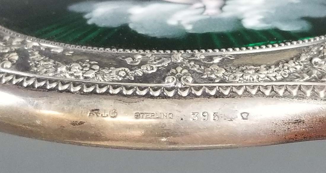 Gorham Sterling Silver & Enamel 6 Pc. Vanity Set - 5