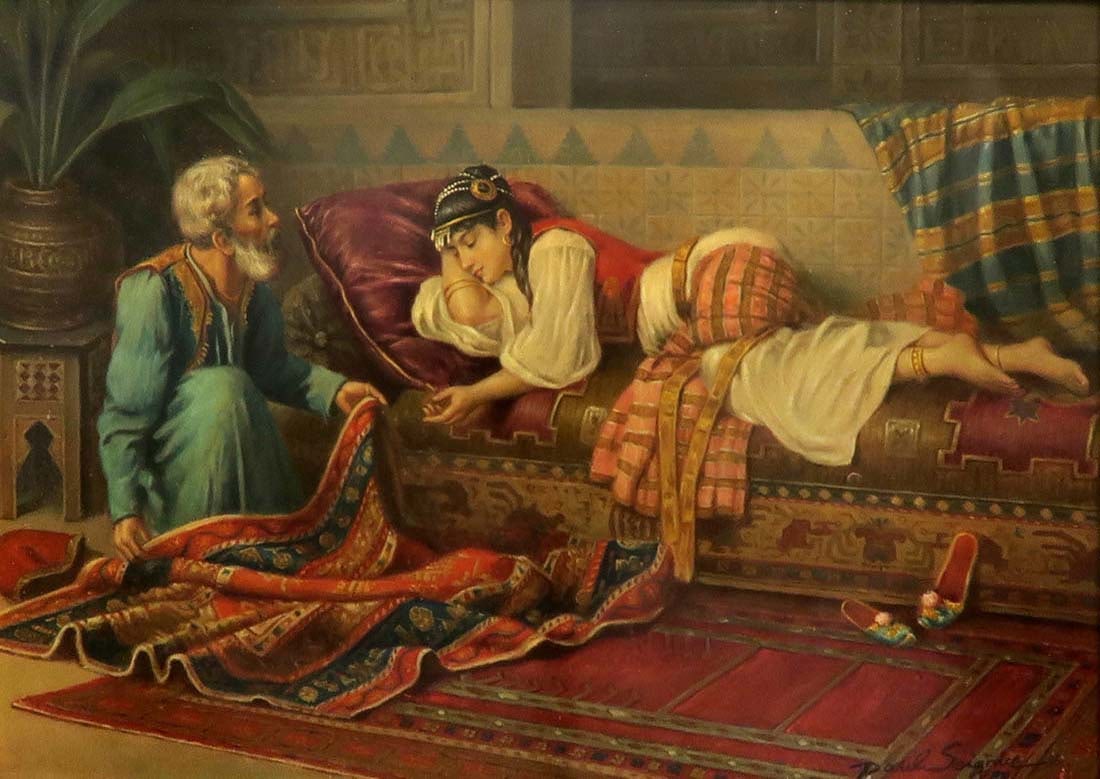 Monumental Orientalist Berlin KPM Plaque - 2