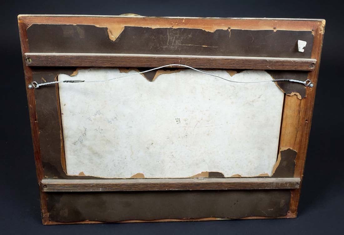 Limoges Plaque Signed L. Vance Philly, Dated 1895 - 7