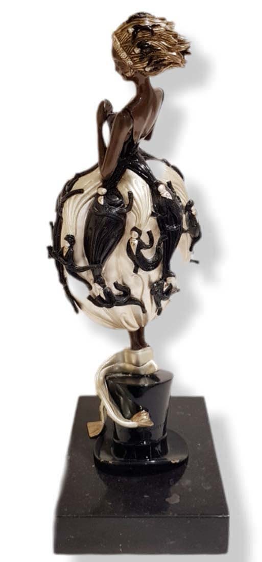 ERTE TUXEDO BRONZE SCULPTURE, SIGNED - 3