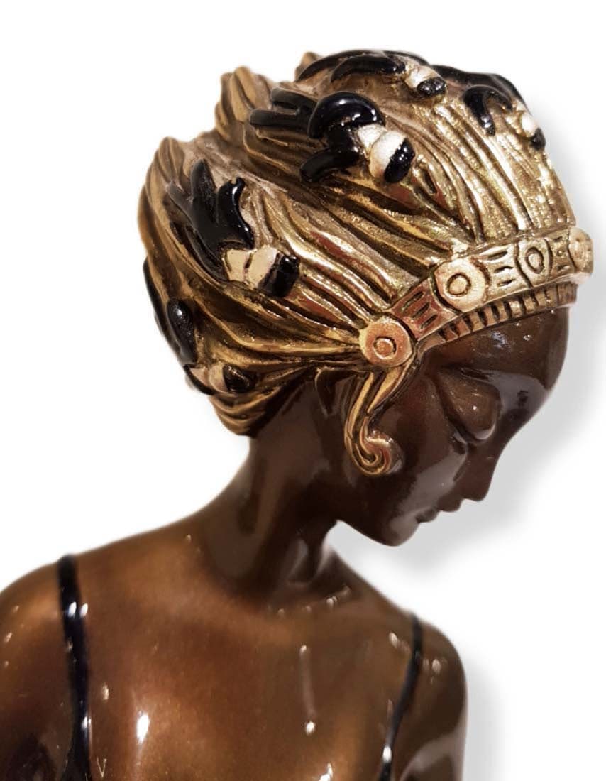 ERTE TUXEDO BRONZE SCULPTURE, SIGNED - 5