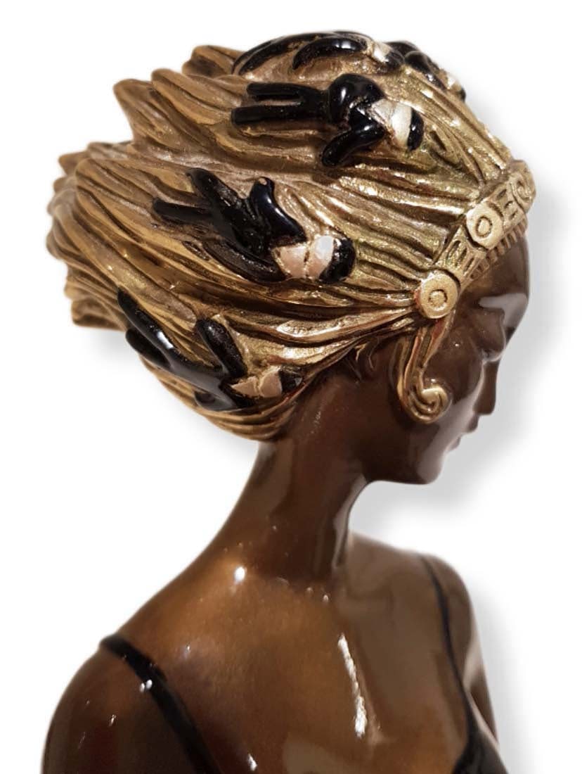 ERTE TUXEDO BRONZE SCULPTURE, SIGNED - 6