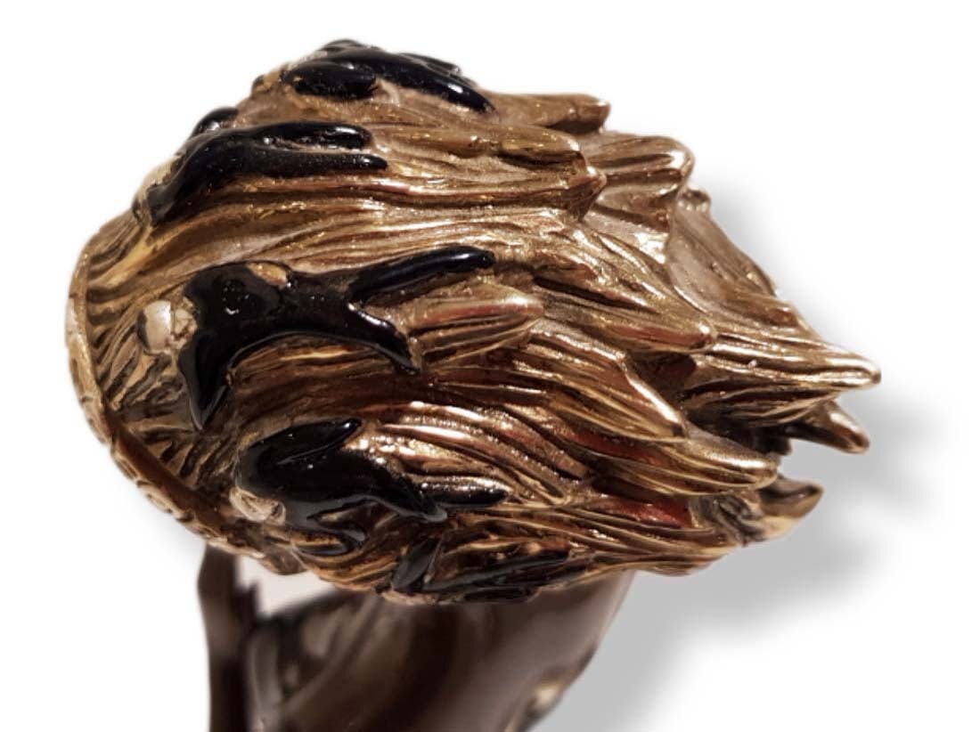 ERTE TUXEDO BRONZE SCULPTURE, SIGNED - 7