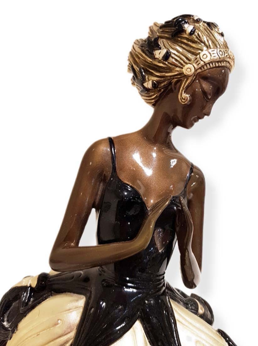 ERTE TUXEDO BRONZE SCULPTURE, SIGNED - 8