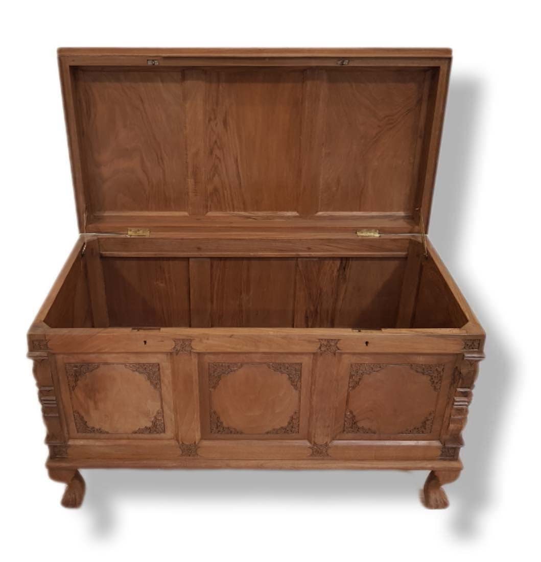 Large Vintage Wooden Box Table - 2