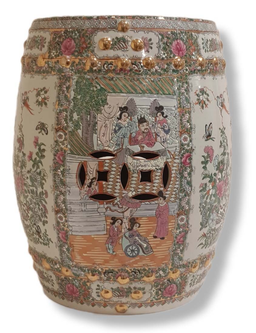 Large Chinese Porcelain Stool - 4