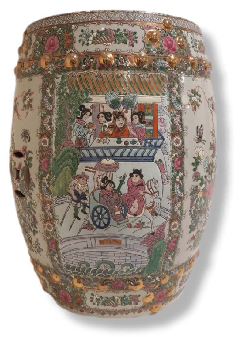 Large Chinese Porcelain Stool - 6