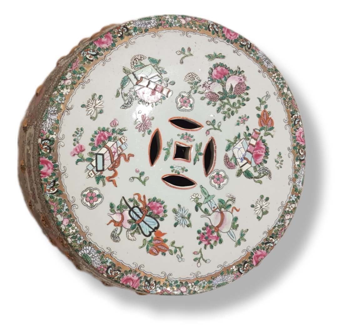 Large Chinese Porcelain Stool - 8