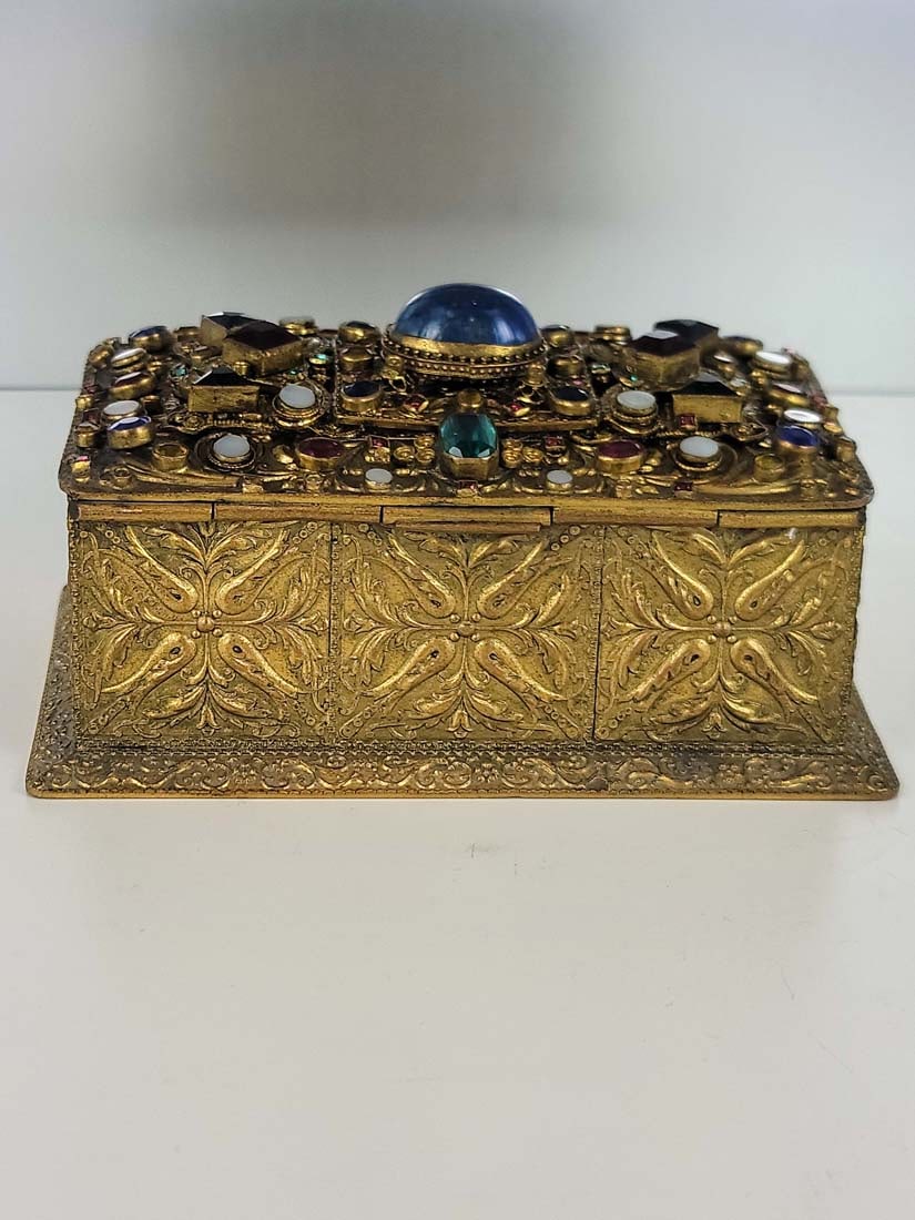 19th C. Austrian Jeweled Vanity Set - 6