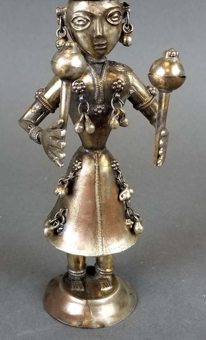 Indian Silverplated Figure - 3