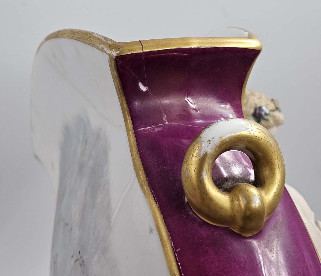 19th C. Figural Vienna Style Vases - 10