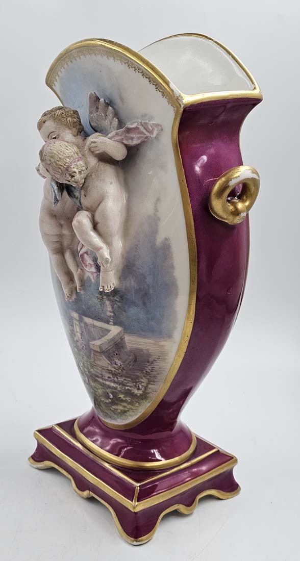 19th C. Figural Vienna Style Vases - 17