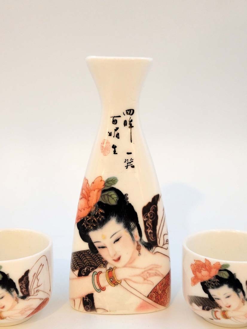 Japanese 5pcs Sake Set - 3