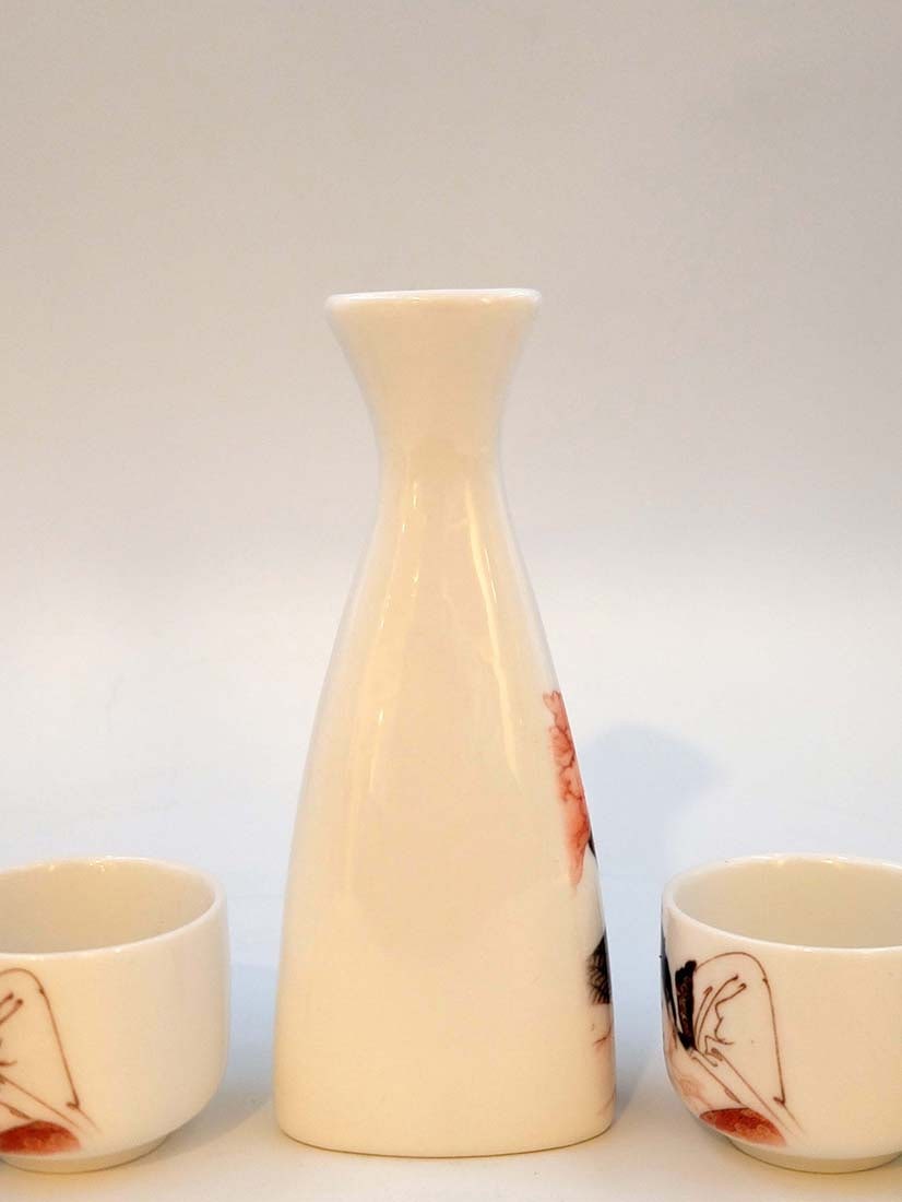 Japanese 5pcs Sake Set - 6