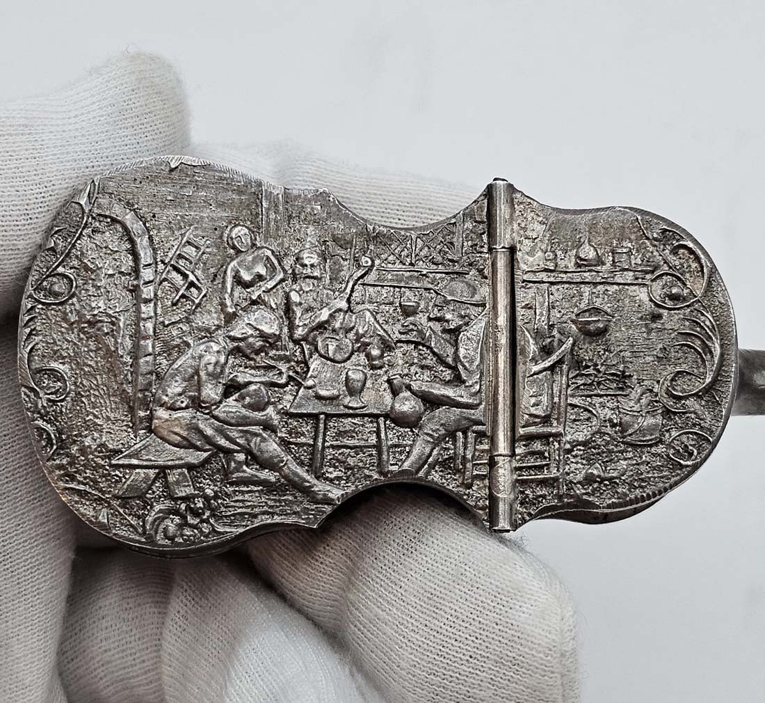 Instrument Silver (112g) Figural Violin Box - 6