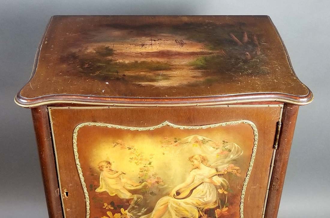 Early 20th C. Vernis Martin Cabinet - 2