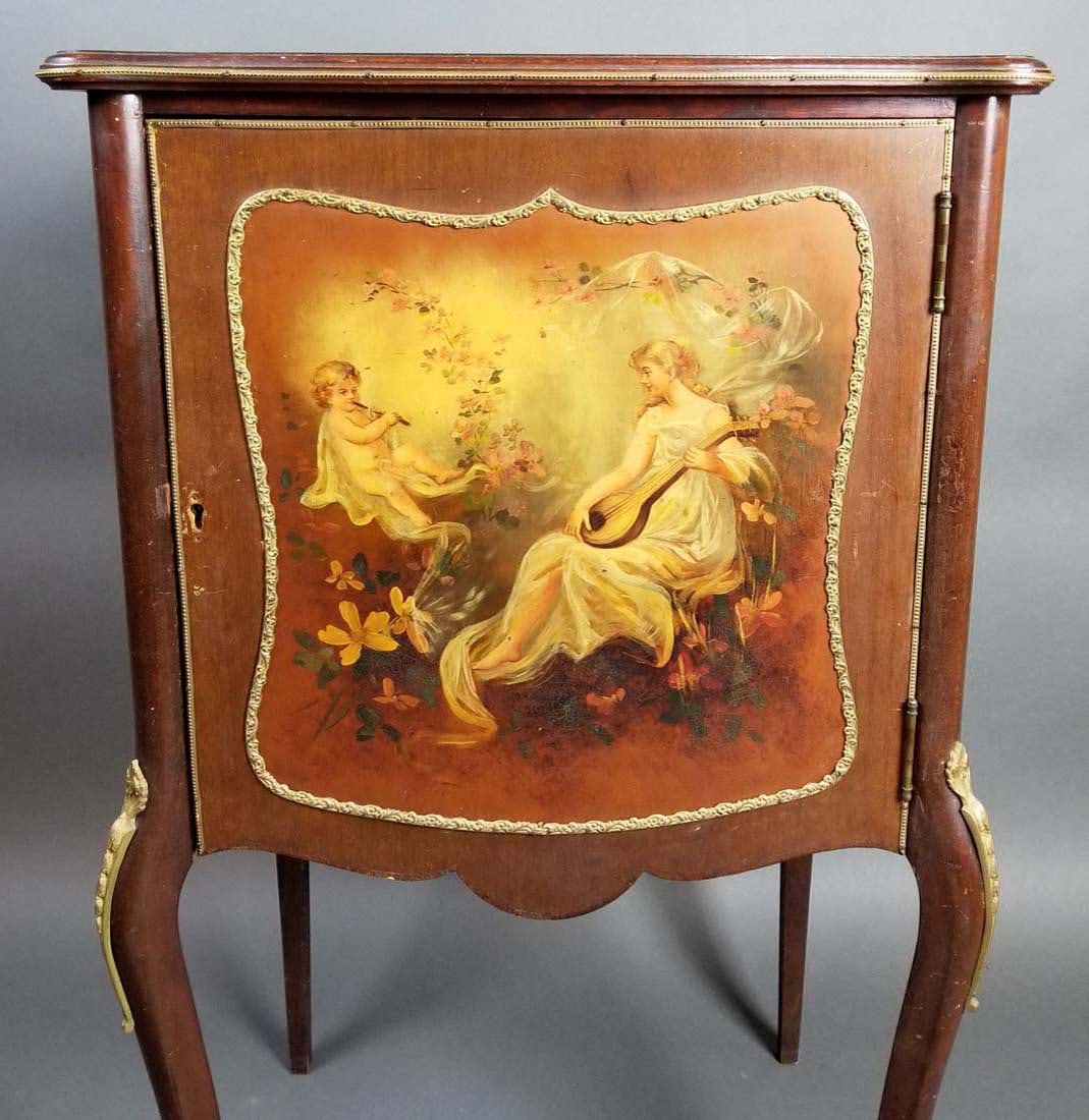 Early 20th C. Vernis Martin Cabinet - 3