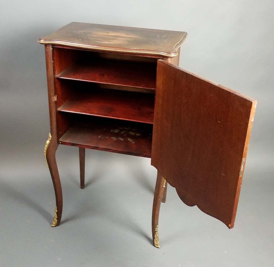 Early 20th C. Vernis Martin Cabinet - 7