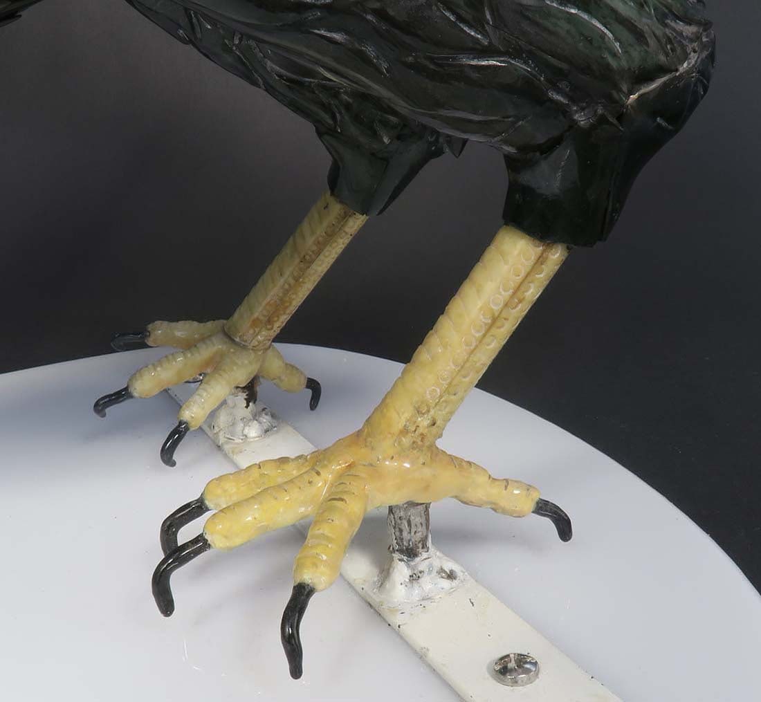 Magnificent Monumental Spinach Jade Eagle - 8