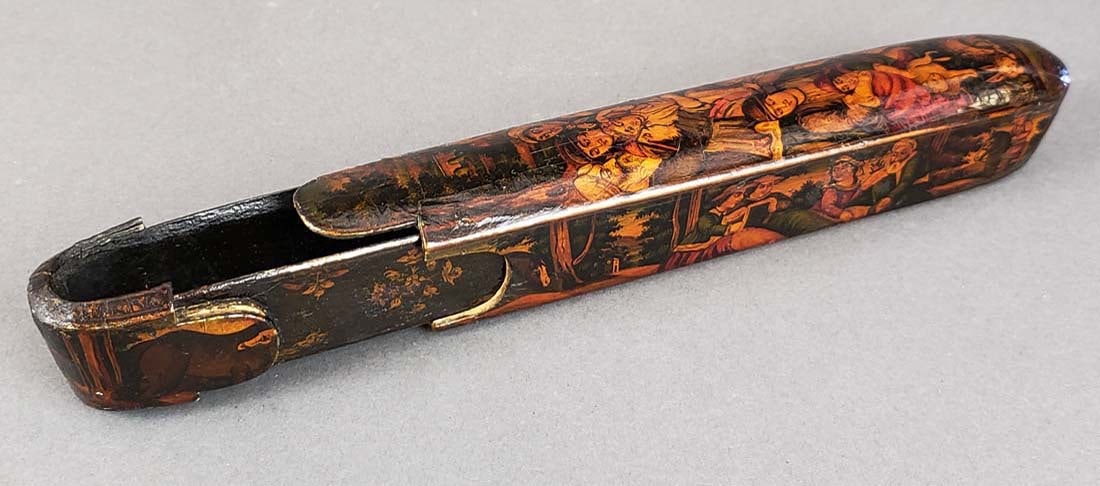 Qajar Lacquer Pen Case - 2