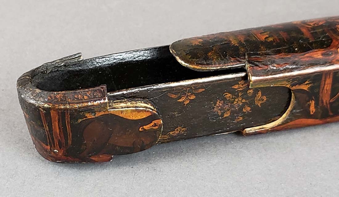 Qajar Lacquer Pen Case - 3
