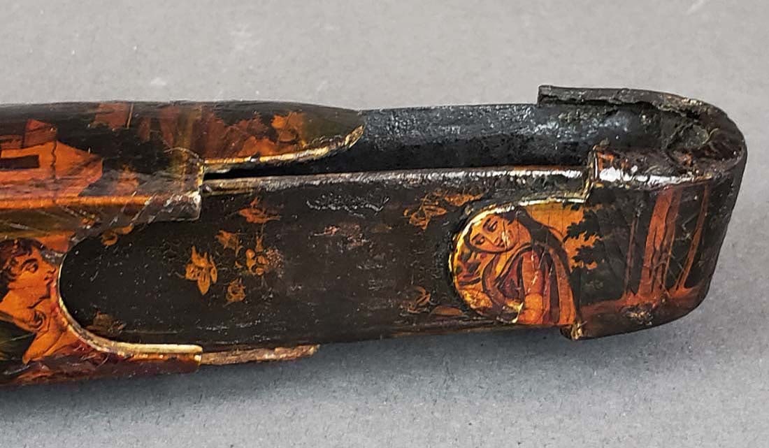 Qajar Lacquer Pen Case - 4