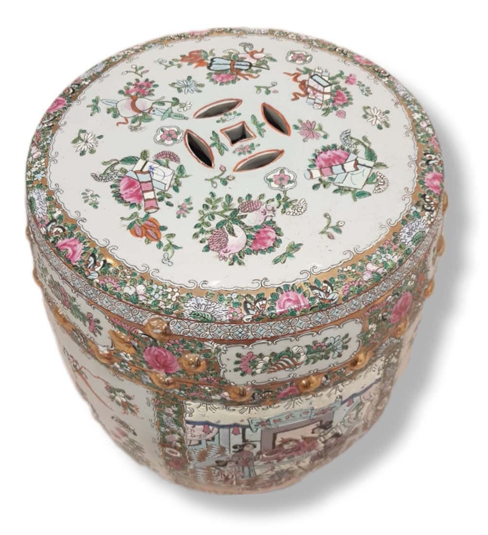 Large Chinese Porcelain Stool - 7