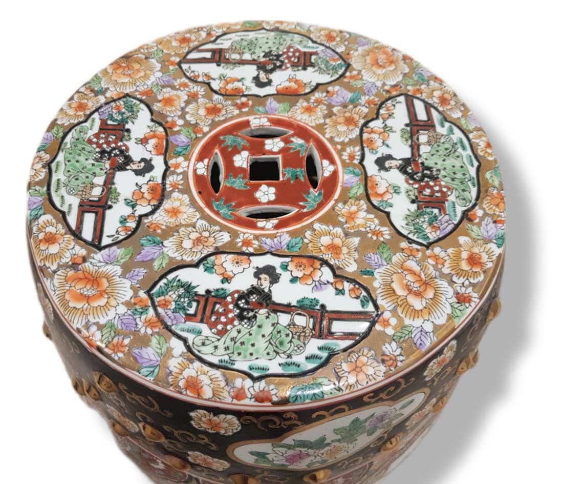 Large Chinese Porcelain Stool - 3