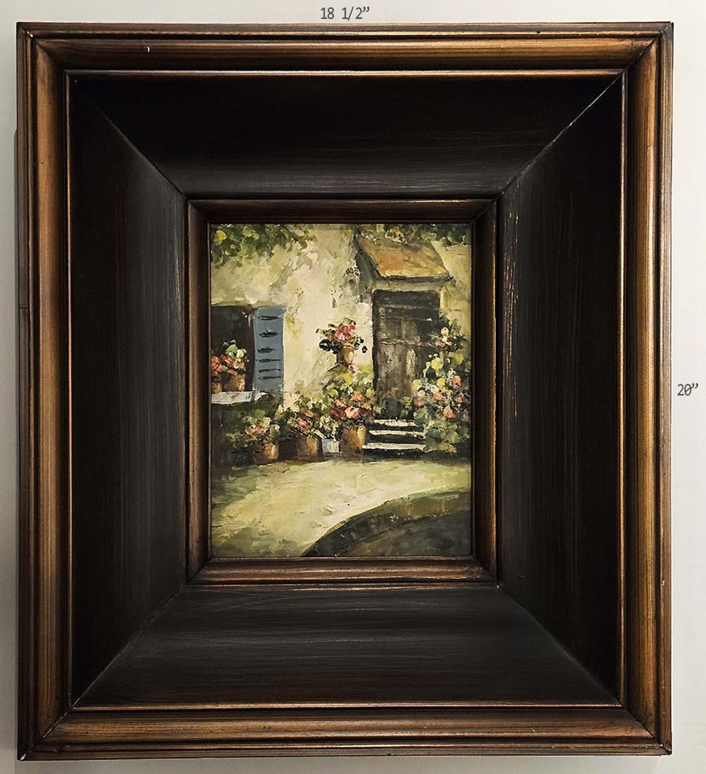 'Still Life' Oil On Canvas Painting: 'Still Life' Oil On Canvas Painting. Frame: 18 1/2" x 20" \ Canvas: 8" x 10"