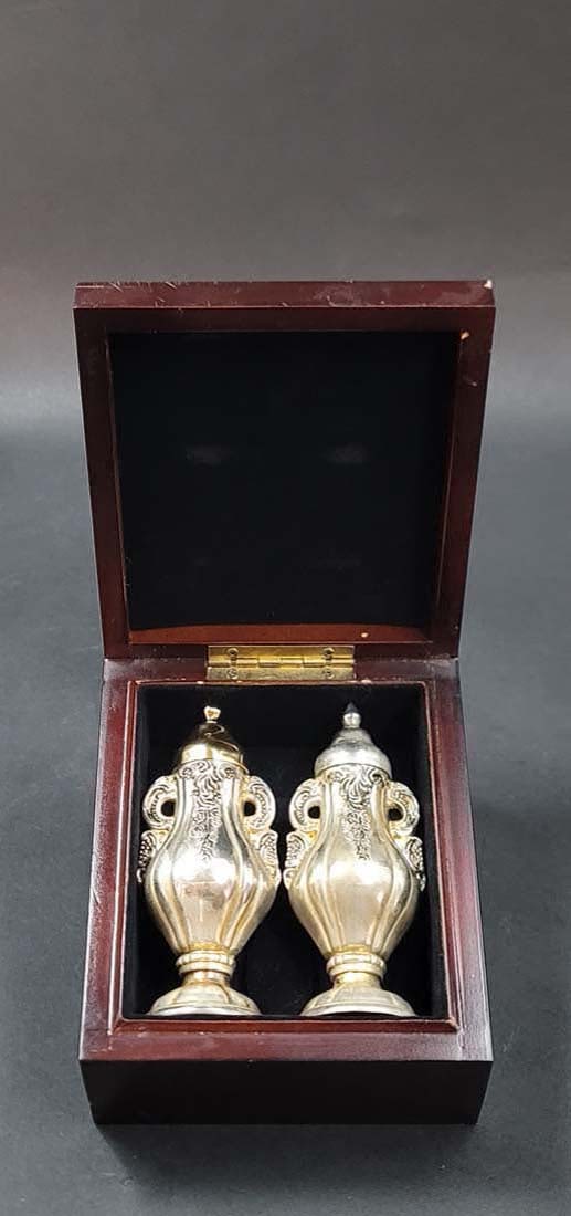 Silver Plated Salt Shaker Stamped 1991 - 2