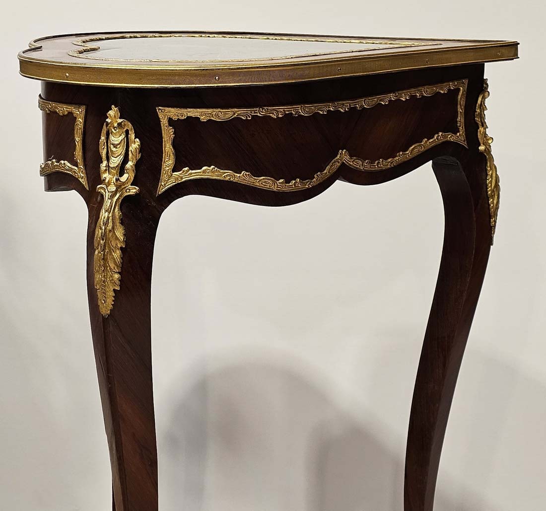 19th C. French Heart Shaped Bijouterie Table - 9