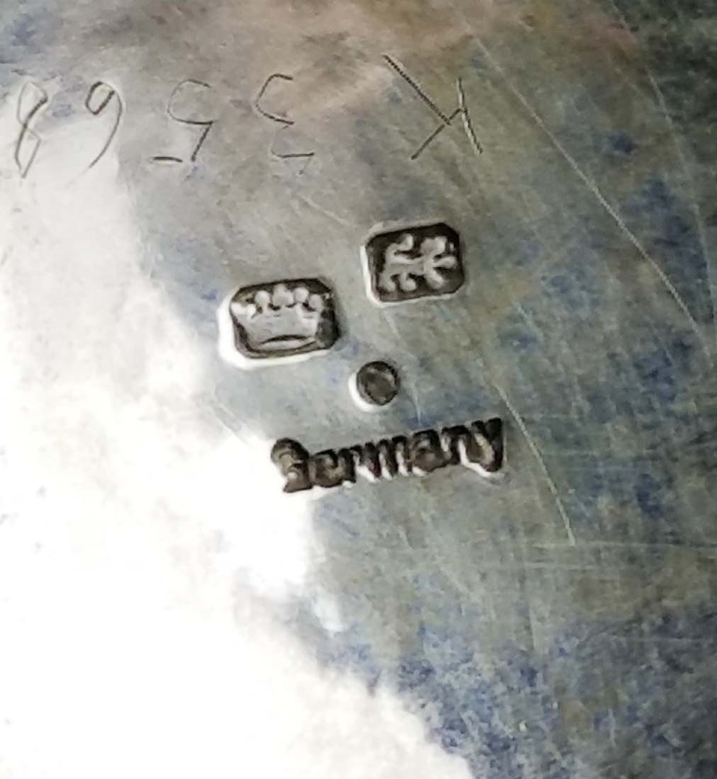 19th C. German Silver and Crystal Centerpiece - 4
