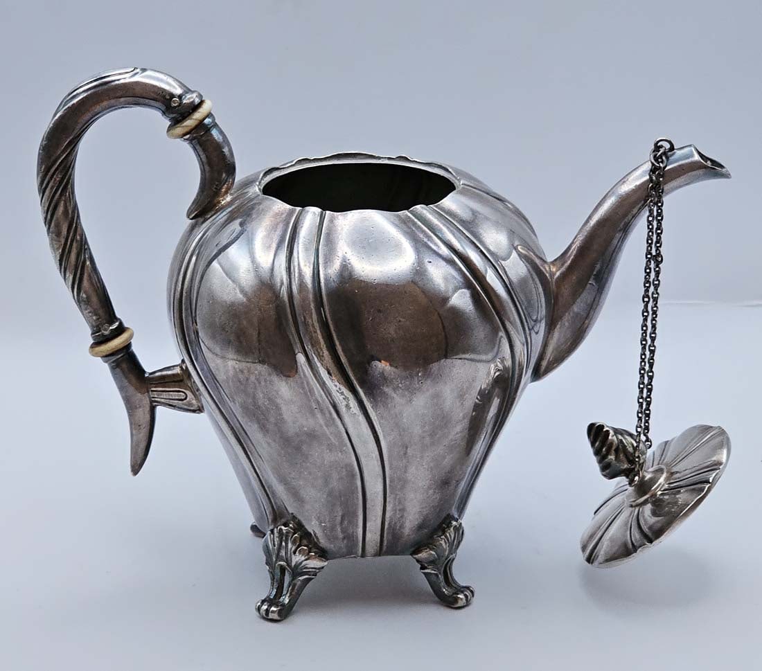 Vintage British Silver (480g) Tea Pot - 4
