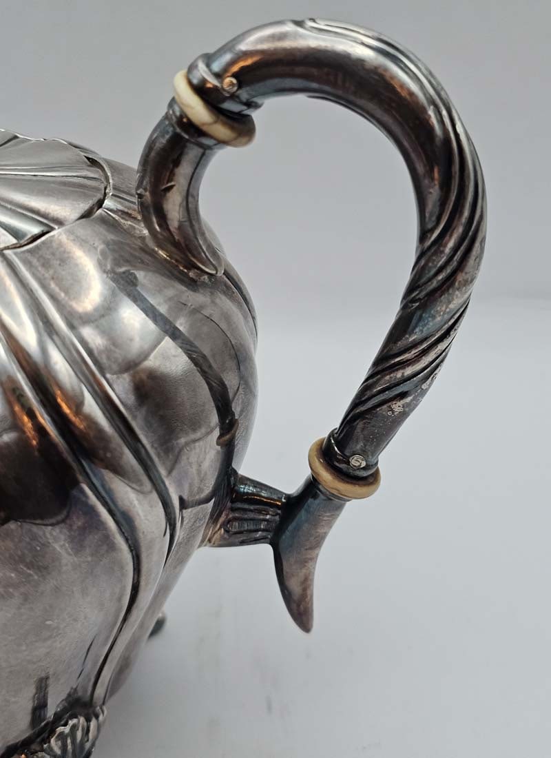 Vintage British Silver (480g) Tea Pot - 5