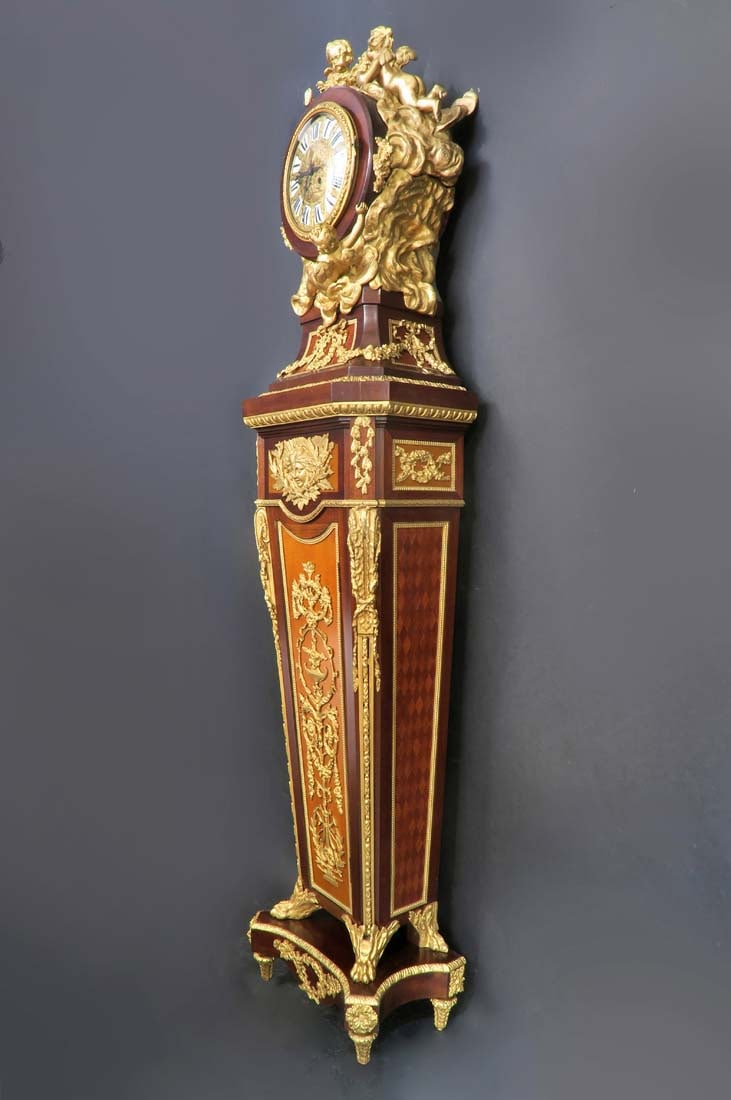 A Monumental Louis XV Style Ormolu Mounted Parquetry - 3