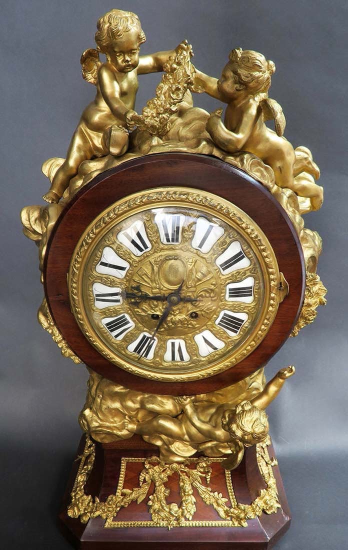 A Monumental Louis XV Style Ormolu Mounted Parquetry - 4
